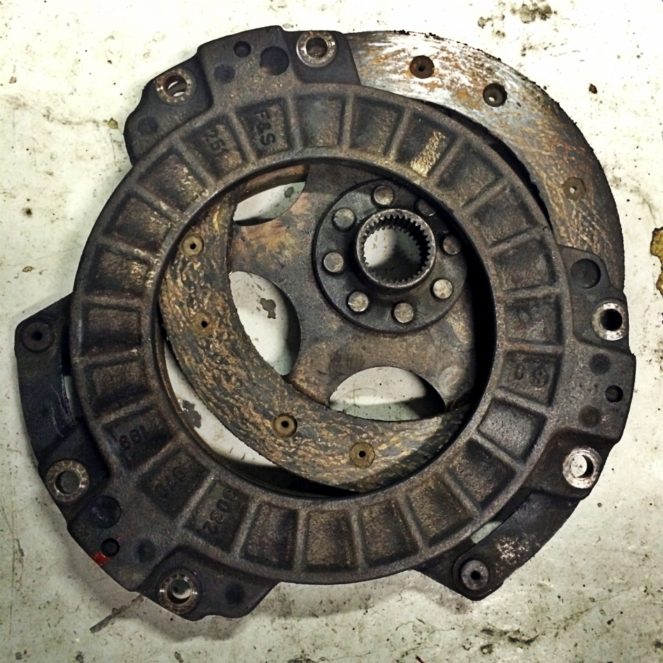 Clutch Friction Plate Removed
